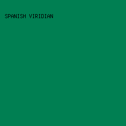 007F52 - Spanish Viridian color image preview