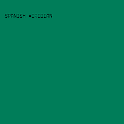 007d59 - Spanish Viridian color image preview