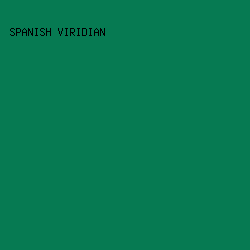 067a52 - Spanish Viridian color image preview