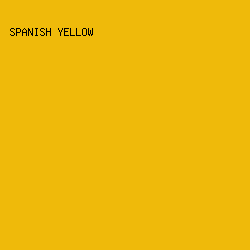 EFBA0A - Spanish Yellow color image preview