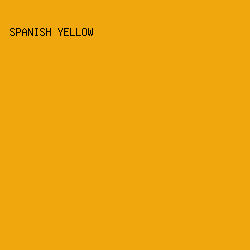 F0A70E - Spanish Yellow color image preview