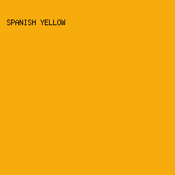 F6AC0D - Spanish Yellow color image preview