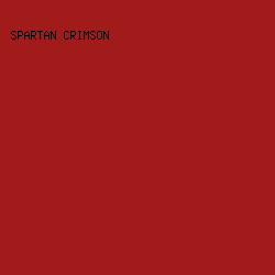 A11B1B - Spartan Crimson color image preview