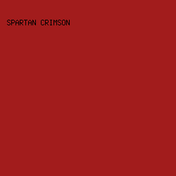 A21C1C - Spartan Crimson color image preview