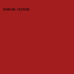 a31d1e - Spartan Crimson color image preview