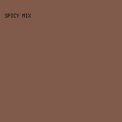 805a4a - Spicy Mix color image preview