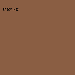 8A5E43 - Spicy Mix color image preview