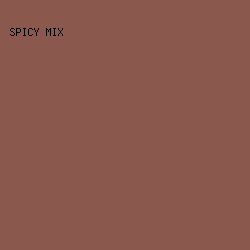 8a584c - Spicy Mix color image preview