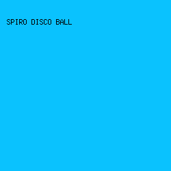 0AC2FE - Spiro Disco Ball color image preview