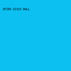 0CC1F2 - Spiro Disco Ball color image preview