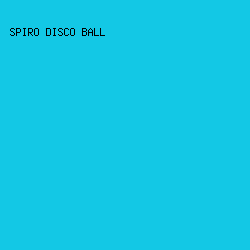 13C8E5 - Spiro Disco Ball color image preview