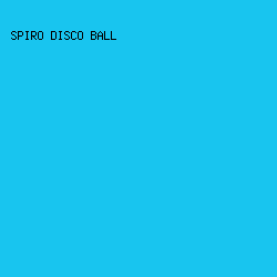 18c5ef - Spiro Disco Ball color image preview