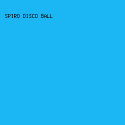 1bb6f4 - Spiro Disco Ball color image preview