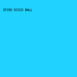 20d2ff - Spiro Disco Ball color image preview