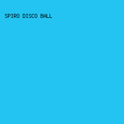 23c4f2 - Spiro Disco Ball color image preview
