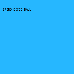 26b7ff - Spiro Disco Ball color image preview