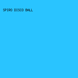 29C4FF - Spiro Disco Ball color image preview