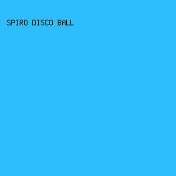 2cbeff - Spiro Disco Ball color image preview