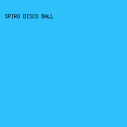 2ec0fb - Spiro Disco Ball color image preview