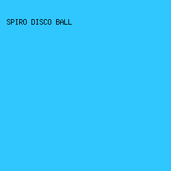 30C7FE - Spiro Disco Ball color image preview