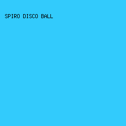 32cbfc - Spiro Disco Ball color image preview