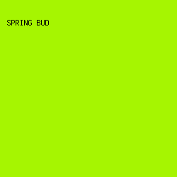 A6F501 - Spring Bud color image preview