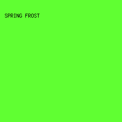 60FF32 - Spring Frost color image preview