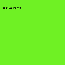 6FF124 - Spring Frost color image preview