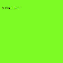 7DFB24 - Spring Frost color image preview