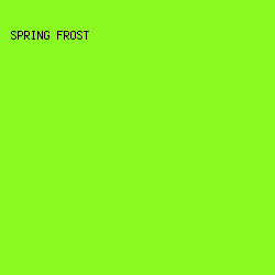 8AF922 - Spring Frost color image preview