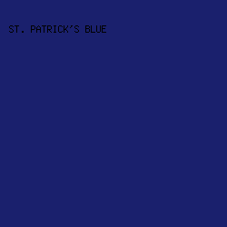 1a206d - St. Patrick's Blue color image preview