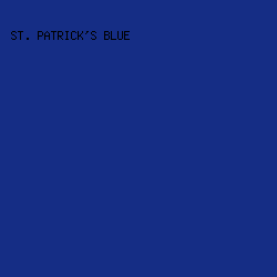 152d85 - St. Patrick's Blue color image preview