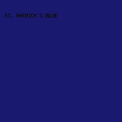 191970 - St. Patrick's Blue color image preview