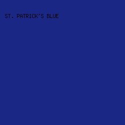 1B2784 - St. Patrick's Blue color image preview