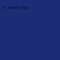 1C2D75 - St. Patrick's Blue color image preview