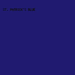 1F1B71 - St. Patrick's Blue color image preview