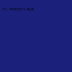 1b207a - St. Patrick's Blue color image preview