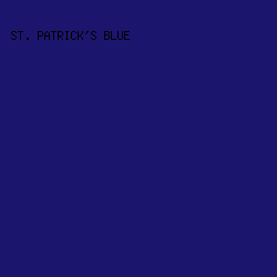 1c156d - St. Patrick's Blue color image preview