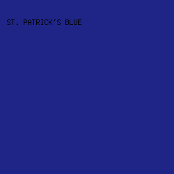 1f2587 - St. Patrick's Blue color image preview