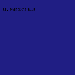 201E84 - St. Patrick's Blue color image preview