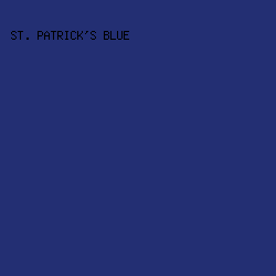 232F73 - St. Patrick's Blue color image preview