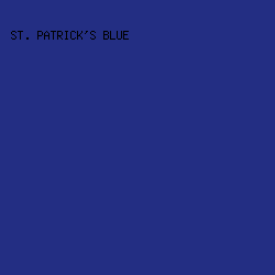 232e83 - St. Patrick's Blue color image preview