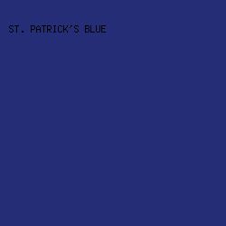 252D76 - St. Patrick's Blue color image preview