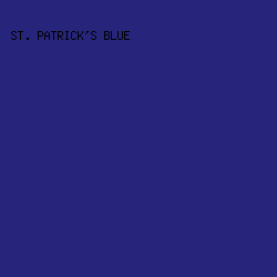 27257B - St. Patrick's Blue color image preview