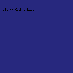 27287E - St. Patrick's Blue color image preview