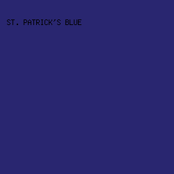292670 - St. Patrick's Blue color image preview