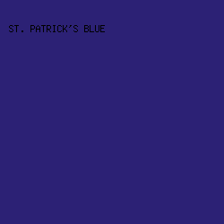 2C2175 - St. Patrick's Blue color image preview