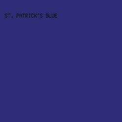 2F2D75 - St. Patrick's Blue color image preview
