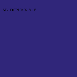 30267A - St. Patrick's Blue color image preview