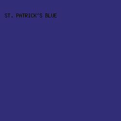 312d77 - St. Patrick's Blue color image preview